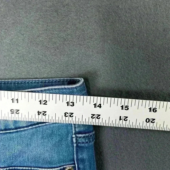 Abercrombie & Fitch jeans Women’s 2R 26/29 blue denim tapered stretch - Picture 3 of 9